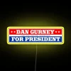 Dan Gurney Campaign LED RGB Neon Sign with Presidential Theme
