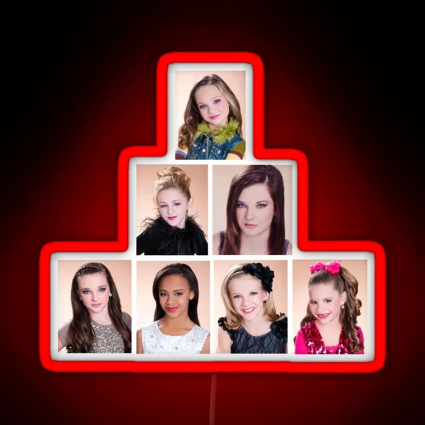 Dance Moms Pyramid RGB Neon Sign