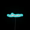 Vibrant LED dance floor decoration with customizable colorful neon lighting