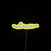 Dance club style flashing RGB LED neon light sign display
