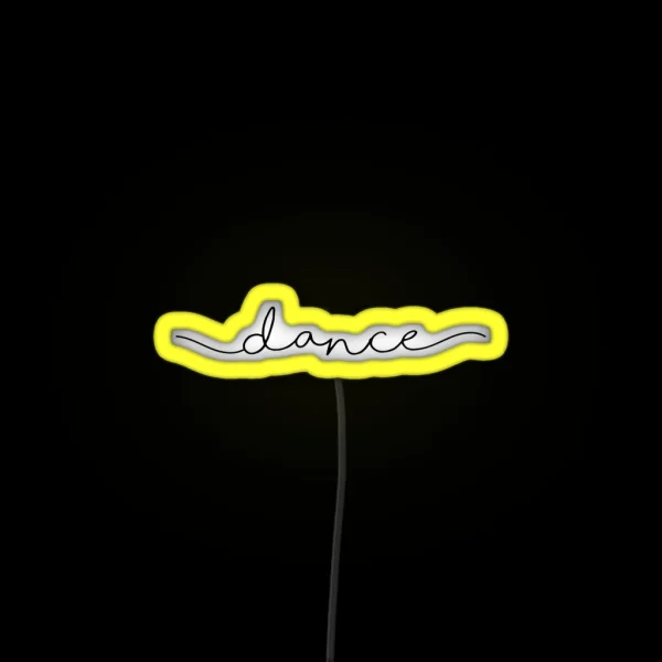 Dance RGB Neon Sign