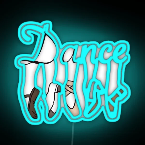 Dance Shoes RGB Neon Sign