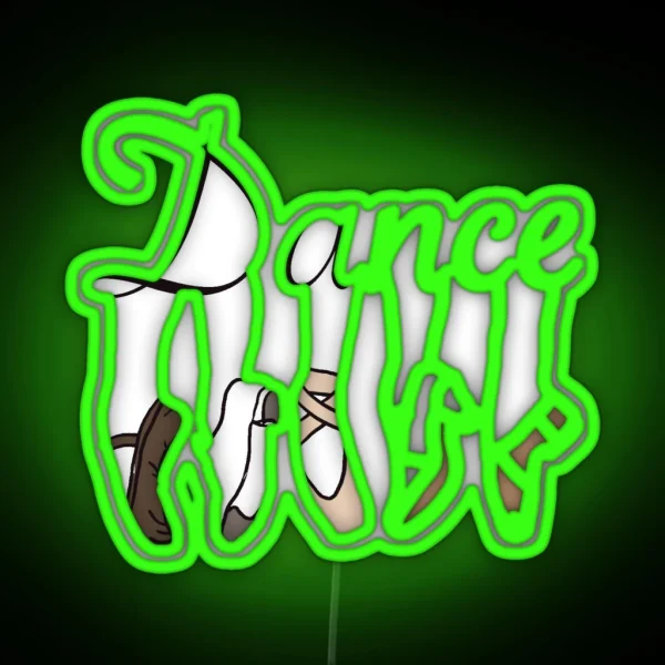 Dance Shoes RGB Neon Sign