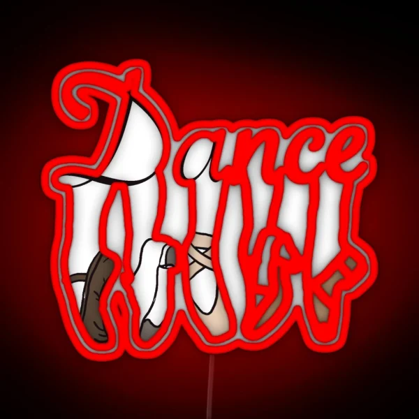 Dance Shoes RGB Neon Sign