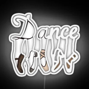 Dance Shoes RGB Neon Sign