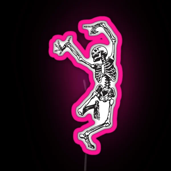 Dance With Death RGB Neon Sign