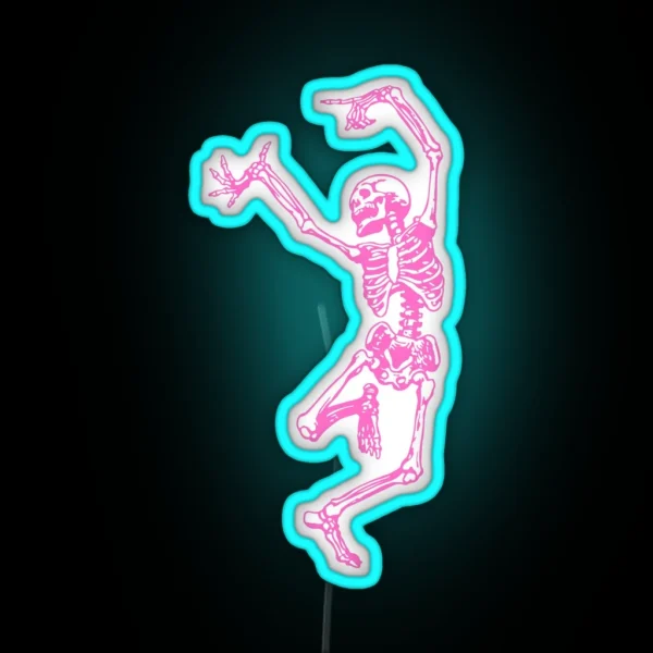 Dance With Pink Death RGB Neon Sign