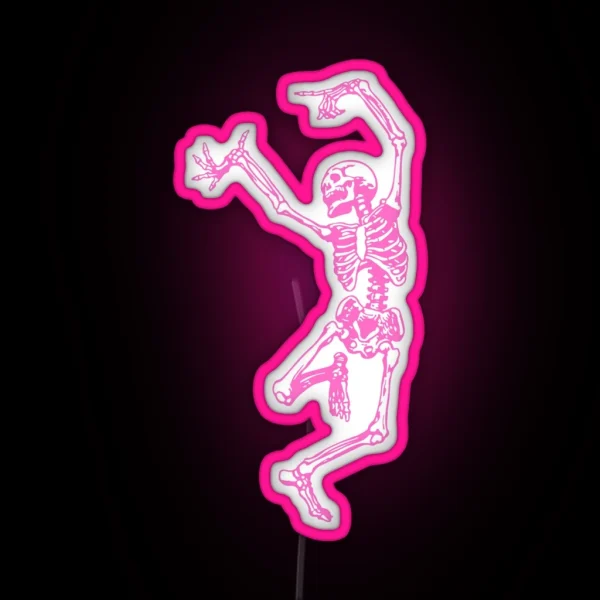 Dance With Pink Death RGB Neon Sign