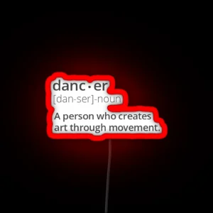 Dancer Definition RGB Neon Sign