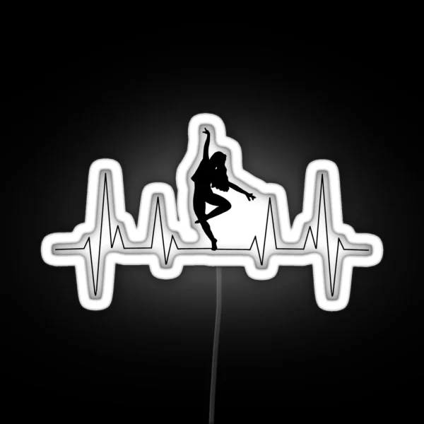 Dancer Heartbeat RGB Neon Sign