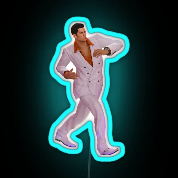 Dancing Kiryu RGB Neon Sign
