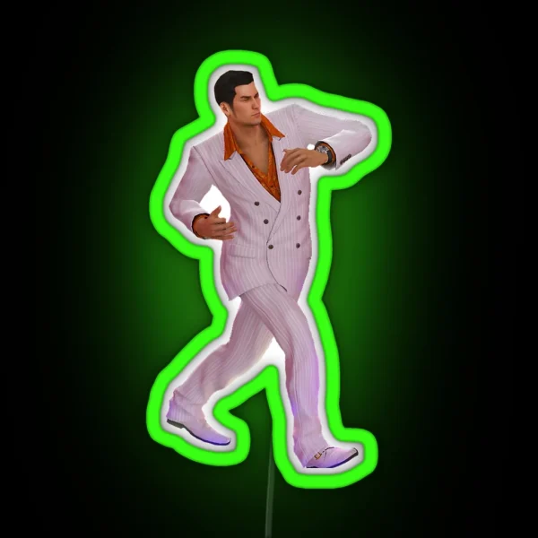 Dancing Kiryu RGB Neon Sign