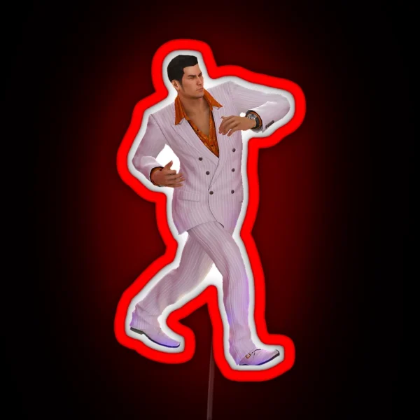 Dancing Kiryu RGB Neon Sign