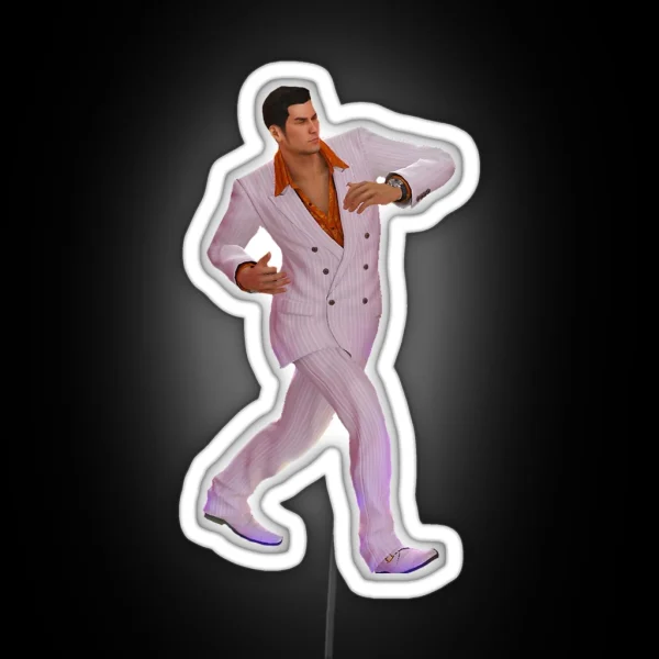 Dancing Kiryu RGB Neon Sign