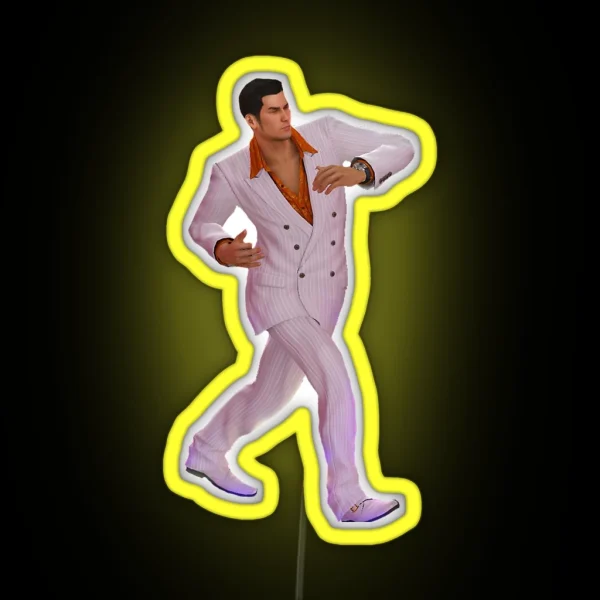Dancing Kiryu RGB Neon Sign