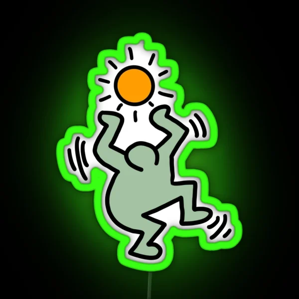 Dancing Man RGB Neon Sign