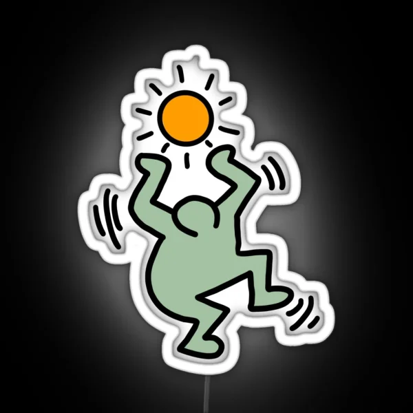 Dancing Man RGB Neon Sign