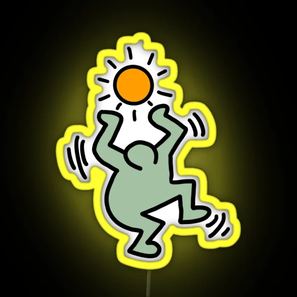 Dancing Man RGB Neon Sign