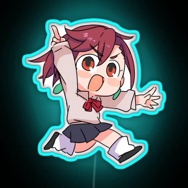 Dandadan Momo Ayase Chibi RGB Neon Sign