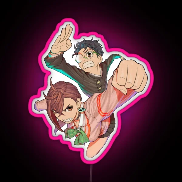 Dandadan Okarun And Ayase RGB Neon Sign