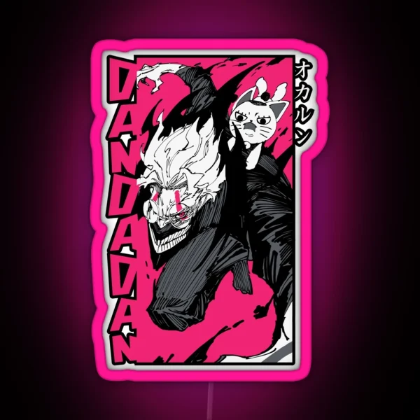 Dandadan Okarun Okarun Momo Ayase Cute RGB Neon Sign
