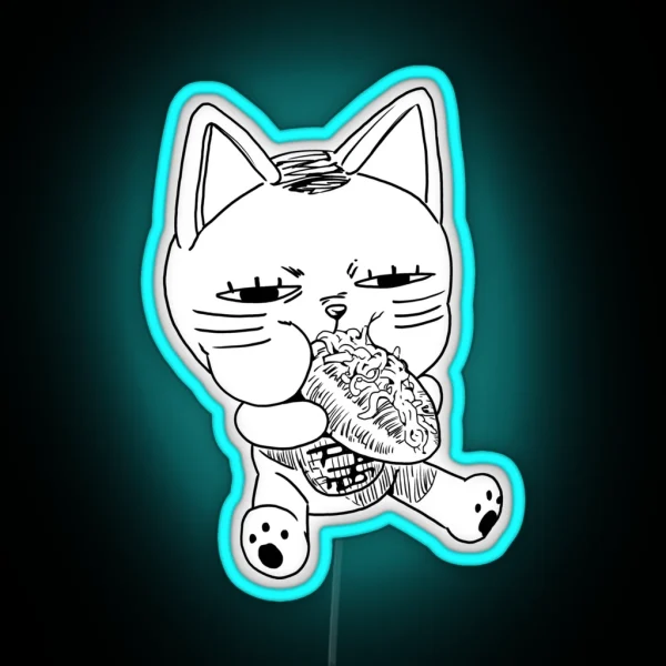 Dandadan Turbo Cat Glizzy RGB Neon Sign