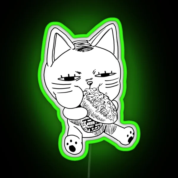 Dandadan Turbo Cat Glizzy RGB Neon Sign