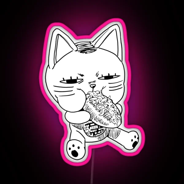 Dandadan Turbo Cat Glizzy RGB Neon Sign