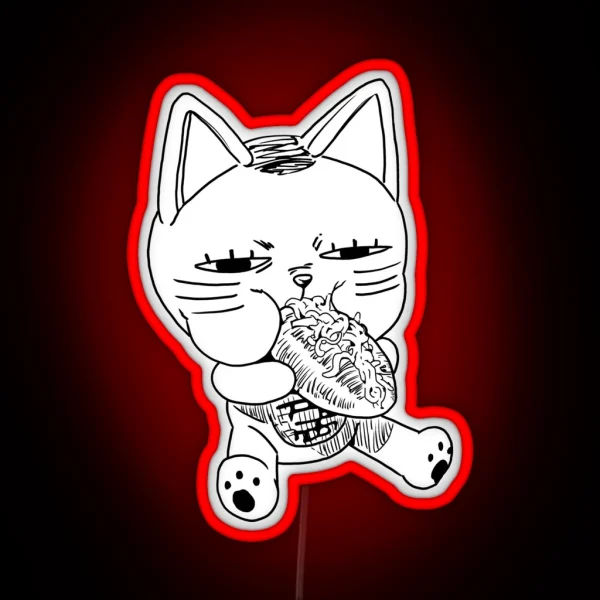 Dandadan Turbo Cat Glizzy RGB Neon Sign