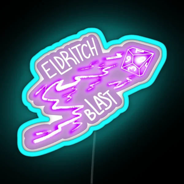 Dandd Eldritch Blast Spell RGB Neon Sign