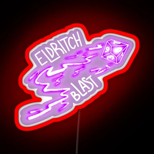 Dandd Eldritch Blast Spell RGB Neon Sign