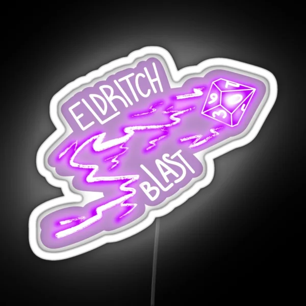 Dandd Eldritch Blast Spell RGB Neon Sign