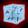 Add retro-futuristic magic to your space with gelatinous cube charm.