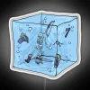 Colorful, Glowing Gelatinous Cube Neon Sign for Dungeons & Dragons Fans