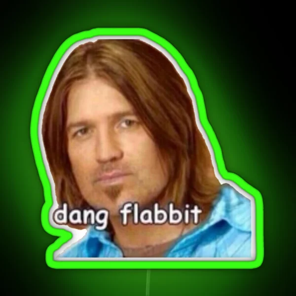 Dang Flabbit RGB Neon Sign