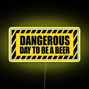 Danger Dangerous Beer RGB Neon Sign