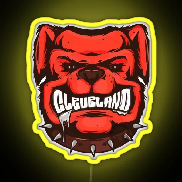 DANGEROUS DAWGS RGB Neon Sign