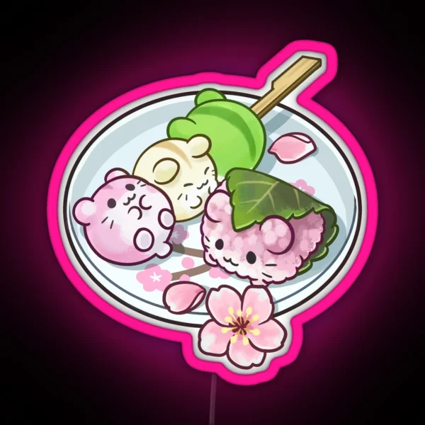 Dango And Mochi RGB Neon Sign