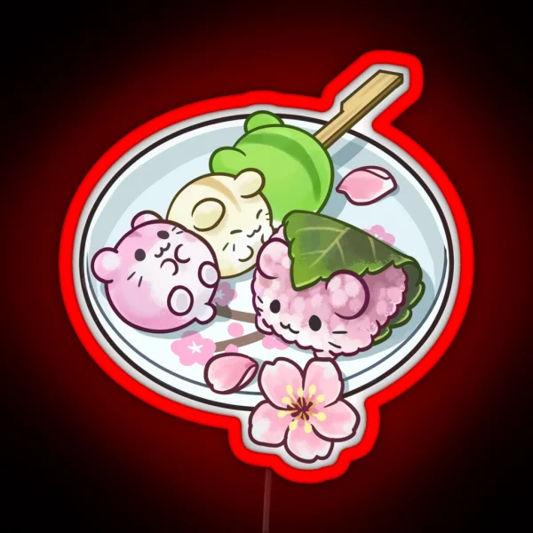 Dango And Mochi RGB Neon Sign