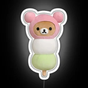 Dango Rilakkuma RGB Neon Sign