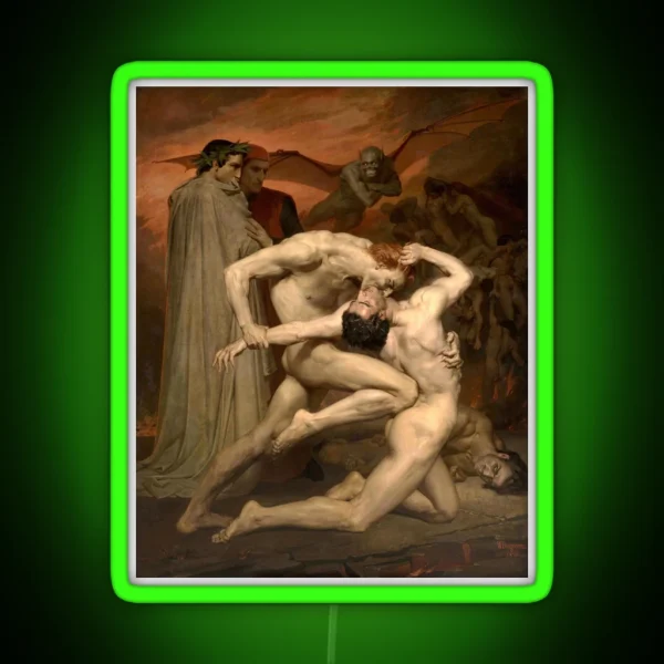 Dante And Virgil RGB Neon Sign