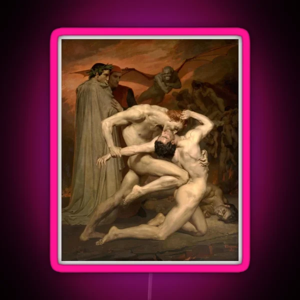 Dante And Virgil RGB Neon Sign