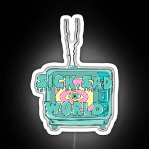 Daria Sick Sad World RGB Neon Sign