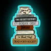 Study vibes illuminated with dark academia book lovers' colorful passion.