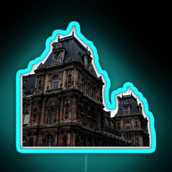 Dark Academia Last Day In Paris RGB Neon Sign