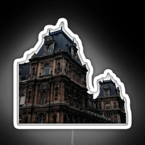 Dark Academia Last Day In Paris RGB Neon Sign