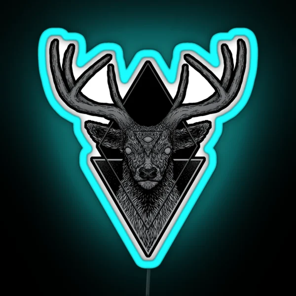 Dark Deer RGB Neon Sign