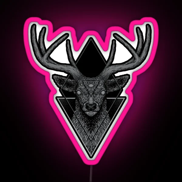 Dark Deer RGB Neon Sign