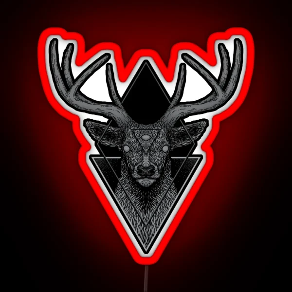 Dark Deer RGB Neon Sign