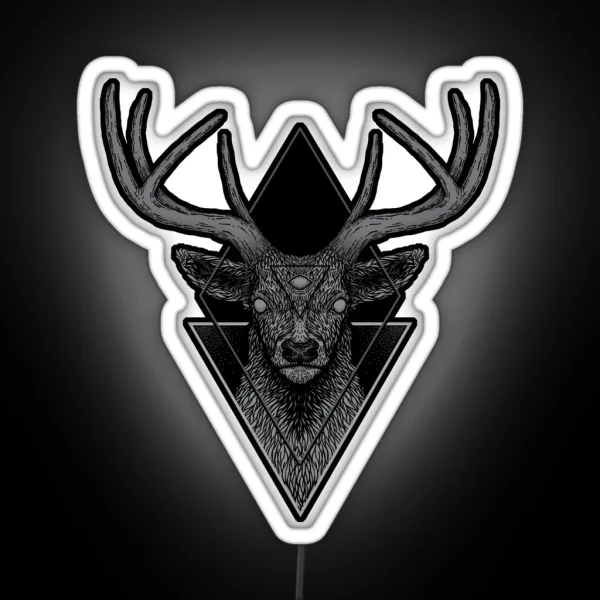 Dark Deer RGB Neon Sign